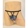 Strappy Leopard Man Thong 