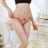 Flower Low Cut Gstring with Pearl