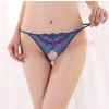 Lace Thong with Keyhole Opening Gstring