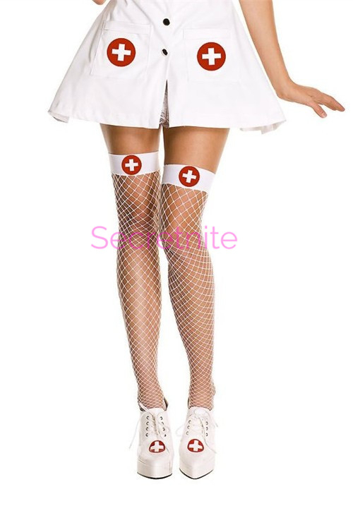 nurse thigh high stocking