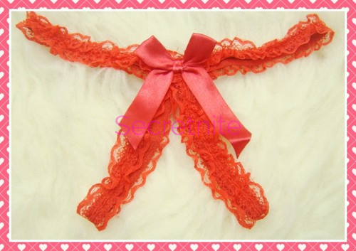 lace crotchless gstring